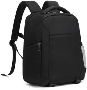 Andoer Sac à dos pour appareil photo, sac à dos imperméable avec séparateurs flexibles, compatible avec ordinateur portable/Canon/Nikon/Sony/Corps d'appareil photo SLR