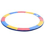 Soozier 14FT Trampoline Pad Φ168 Trampolining Replacement Jump Bounce Exercise GYM Pad Only (Colorful)