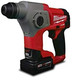 MILWAUKEE M12 FUEL 2416-21XC 12-Volt Cordless Lithium-Ion 4.0Ah 5/8 in. Brushless SDS-Plus Rotary Hammer Kit