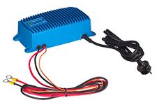 Victron Energy Blue Smart IP67 Smart Marine Battery Charger 12V 25A, Trickle Charger, Float Charger and Desulfator for Onboard Boat Charger, ATV, RV, Lithium and Deep Cycle Batteries, CEE 7/7