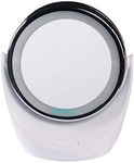 Aurora Health & Beauty 1x/5x Led Vanity/Makeup Mirror, 360 Rotation, Portable With Led Ring