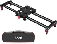 Zecti Camera Slider 16 "/40 cm Adjustable Carbon Fiber Camera Dolly Track Slider Video Stabilizer Rail for Camera DSLR Video Movie Photography Camcorder Stabili & Phone