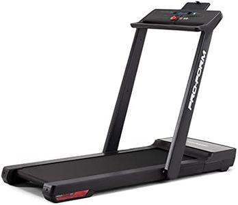 ProForm City L6 Folding Treadmill for Walking and Running, with 14 KPH Digital QuickSpeed Control, Folds Away for Easy Storage, Space Saving Design, Black