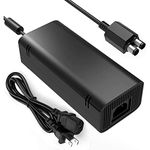 Power Supply for Xbox 360 Slim, YCCSKY AC Adapter Power Supply Brick Charger with Cable for Xbox 360 Slim