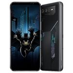 ASUS ROG Phone 6 Batman Edition Cell Phone, 6.78” FHD+ 2448x1080 165Hz, 6000mAh Battery, 50MP/13MP/5MP Triple Camera, 12MP Front, 12GB RAM, 256GB Storage, 5G LTE Unlocked Dual SIM, AI2201-12G256G-BM