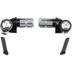 microSHIFT | Bar End Shifter Set | 8-Speed Road | Double/Triple | Shimano Compatible | Black