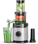 TOPZEE Masticating Juicer Machines, Powerful Slow Cold Press Juicer with 24 oz Juice Cup