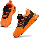 koppu Kids Tennis Shoes girlsboys Sneakers Lightweight Running Shoes for Toddler/Little Kid/Big Kid Orange