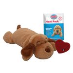 SmartPetLove Original Snuggle Puppy Heartbeat Stuffed Dog Toy. Dog Plush for Anxiety Relief and Calming Aid, Comfort Toy for Behavioral Training in Sleeping Biscuit