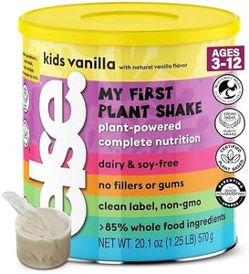 Else Nutrition Plant-based Kids Protein Shake Powder for Ages 2-12. Dairy-free First Kids Complete Nutrition Shake with plant protein and 25 Vitamins & Minerals, Vanilla, 1- Pack
