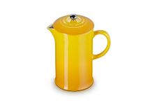 LE CREUSET Stoneware Cafetière French Press with Stainless Steel Plunger, 1 Litre, Serves 3-4 Cups, Nectar, 60706086720003