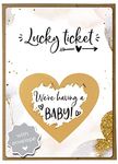 Jolicoon Pregnancy announcement scratch card - We're having a baby with envelope - Baby announcement baby