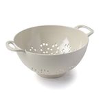 Zeal Colander Small (6”/15cm), Melamine, Cream, 19.5 x 15 x 7.5 cm