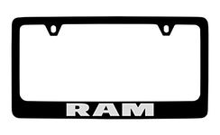 Black Coated Metal License Plate Frame Holder