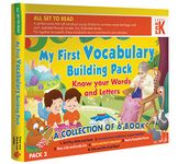 My First Vocabulary Building pack, PreK- Know Your Words and Letters( a collection of 6 books) Pack 2 (All set to Read)