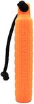 HUNTMARK Dog Bumpers – Standard Dog Fetch Trainer for Hunting and Sporting Dogs – Dog Training Dummy with Textured Pattern – Color-Spectrum Dog Retrieving Bumpers – 12 x 2-inch – Orange