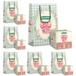 Garden Genie DIY Gardening Grow Kit | 3 Varieties of Flower Seeds: Petunia, Cosmos & Marigold | Contains Planter Pots, Cocopeat, Compost for Home, Kitchen & Birthday Return Gifts for Kids, Pack of 6