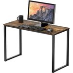 SHW Home Office 32-Inch Computer Desk, Rustic Brown