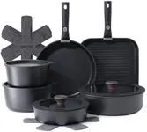 SENSARTE 17 Piece Pots and Pans Set