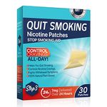 Fekux Quit Smoking Nicotine Patches Step 3, 7 mg Stop Aids Delivered Over 24 Hours Nicotine Transdermal Patch 30 Count Help to Quit Smoking Aids That Work