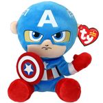 TY Beanie Babies Captain America (Soft Body) - 6"