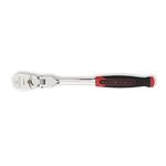 GEARWRENCH 1/4" Drive 120XP™ Dual Material Flex Head Teardrop Ratchet 8" - 81009P