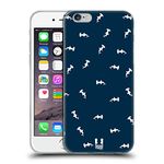 Head Case Designs Seamless Shark Prints Soft Gel Case and Matching Wallpaper Compatible With Apple iPhone 6 / iPhone 6s