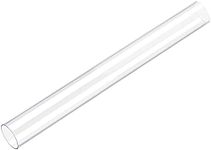 uxcell Rigid Round Clear Tubing 26mm(1'') ID x 28mm(1.1'') OD x 1Ft Length Plastic Tube