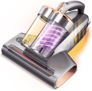 JIGOO S300 PRO Mattress Vacuum Cleaner with UV & Ultrasonic and High Heating,Anti-allergen Powerful Handheld Vacuum for Bed,Sofa