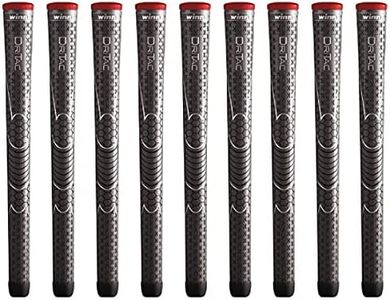 Winn Dri-Tac Standard Dark Gray - 9 Piece Golf Grip Bundle