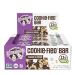 Lenny & Larry's The Complete Cookie-fied Bar, Plant-Based Protein Bar, Vegan and Non-GMO, Cookies & Crème, 45 g, 9 Count