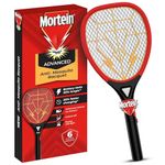 Mortein Advanced Anti-Mosquito Racquet | Mosquito Bat | Electric Fly Swatter | Mosquito Killer Racket | Bat to Hit Mosquito, Multicolor