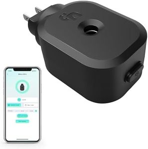 Ddrihlees Mosquito Repellent Indoor Use, Bluetooth APP Control Electronic Mosquito Repeller Plug in, with 2-Pack 280 Hr Repellent Refills, Highly Effective, for Home, Bedroom, Office, Kitchen (Black)