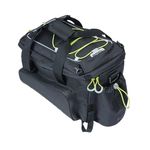 Basil Unisex - Adult Miles XL Pro Pannier Rack Bag, Black, Green, 31 x 23 x 20 cm