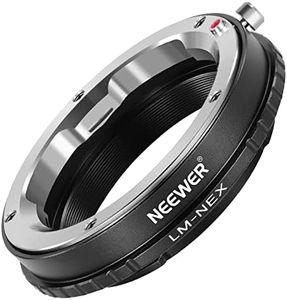 NEEWER Lens Mount Adapter Manual Focus Ring Compatible with Leica M Mount Lens to Sony E Mount Camera, Compatible with Sony A1 A9 A7 A7C A7R A7S A6600 A6400 A5000 NEX-7 NEX-6 NEX-5 ZV-E10 FX30