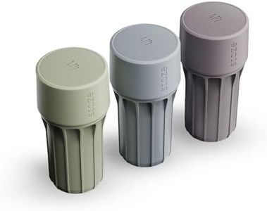 Staze Preserve Vacuum Sealed Storage Jars (148ml) | Herb Storage & Food Storage Container with Protection - (OG Trio)