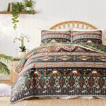 3 Pieces Colorful Bohemian Quilt Se