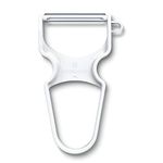 Victorinox, Multipurpose Rapid Peeler/Vegetable Scrapper Normal Straight Edge, White, Swiss Made (6.0930)