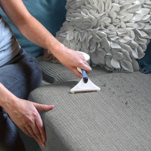 GLEENER Fabric Shaver & Lint Remover – 4-in-1 Battery-Free, Slate Blue