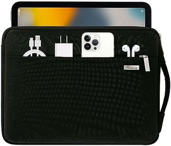 Voova Funda Portatil 13 13.3 Pulgadas (30,5×21,5×2,5CM) Funda Ordenador para iPad Pro 12.9 Macbook Air M1 M2 13.6 Macbook Pro 13 iPad Tablet 11.6 Bolsa Portatil, Negro