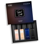 RENEE x VILLAIN Perfume For Men And Women, Sensual Secrets Unisex Eau De Parfum - Luxury Long Lasting EDP Fragrance Scent, Perfect for Gifting, Wedding, Special Occasions - Pack of 4