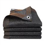 JIANLEI 95% Shade Cloth, Heat Resistant HDPE Material, Shade Mesh Tarp with Grommets for Patio Plants Greenhouse Chicken Coop Porch Dog Kennel Shade Cover (16.4FT*49FT)