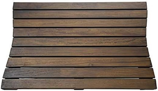 EcoDecors Teak Shower Bath Floor Mat