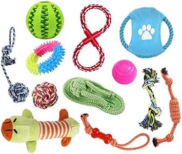 12 Pcs Dog Rope Toys Set, Durable Dog Rope Toys for Small Pets Dogs, Puppy Toys Set Dog Chew Toys for Interactive, Teething Training, Relieve Boredom and Stress for Small Medium Dogs