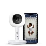 Nanit Pro Smart Baby Monitor & Flex Stand - 1080p Secure Wi-Fi Video Camera, Sensor-Free Sleep & Breathing Motion Tracker, 2-Way Audio, Sound & Motion Alerts, Night Vision, and Breathing Band - White