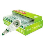 Tombow Mono Hybrid Correction Tape, White, 10 Pack (68721)