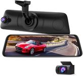 AUTO-VOX V5PRO 1080P 9.35'' OEM Rear View Mirror Camera, Full Laminated Ultrathin Touch Screen Mirror Dash Cam Front and Rear with No Glare, Super Night Vision Car Backup Camera Mirror