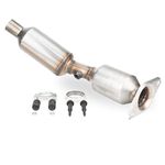 FOMIUZY High Flow Front Catalytic Converter Kit Direct-Fit Toyota Prius 2010 2011 2012 2013 2014 2015 1.8L Replace 16649(EPA Compliant)