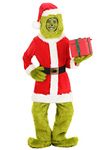 elope The Grinch Kid's Santa Open Face Costume Large