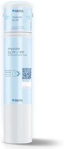 BRITA mypure Slim V-MF Water Filter System inc. 1x Filter Cartridge (8000L) - Under The Sink tap Filter for 99,999% Bacteria-Free Water with advancecd Taste incl. Digital Filter Exchange Reminder